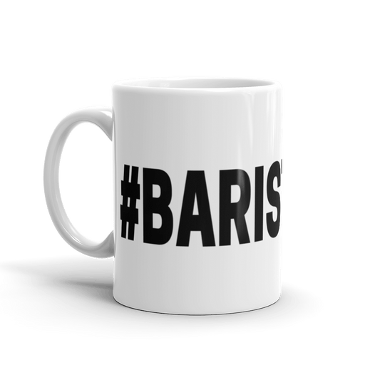 Barista Life Hashtag Coffee Mug Left