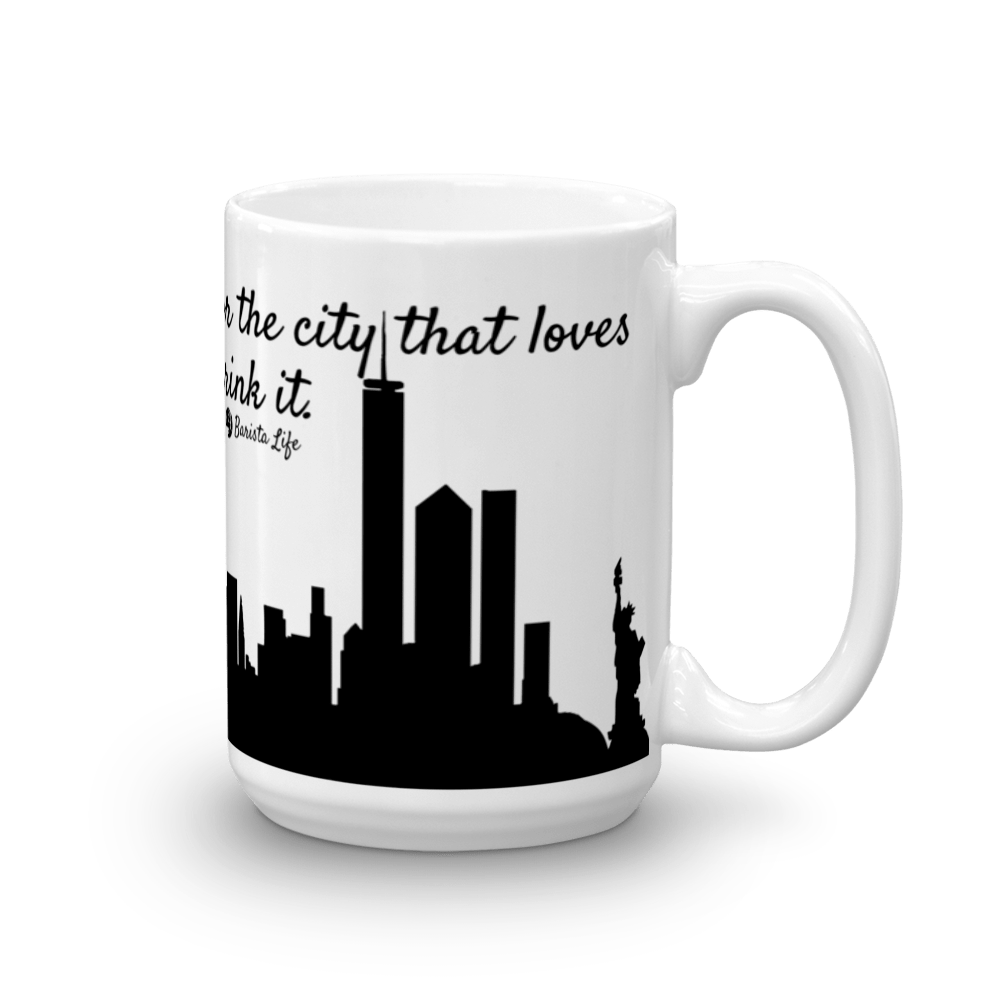 I Love to Brew Coffee For the City That Loves to Drink It Coffee Mug