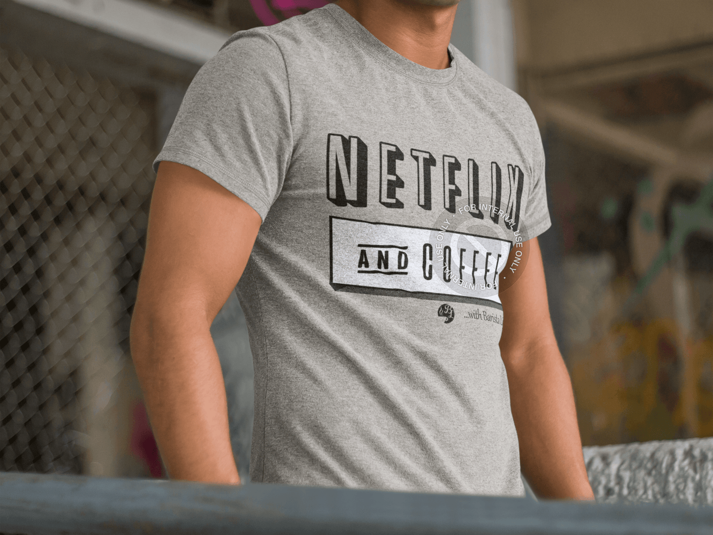 Shirts - 'Netflix & Coffee' Barista Life Tee